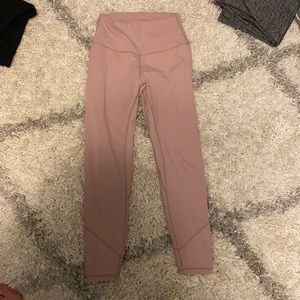 Blush pink soft leggings